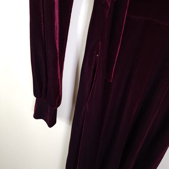 Black Halo Red Velvet Ruby Dress Size 10 FLAWED - Picture 8 of 12